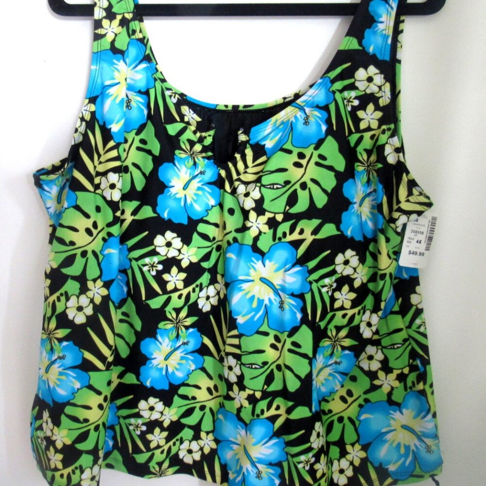 Pennington Swim Top, NWT, Size 4X     E886